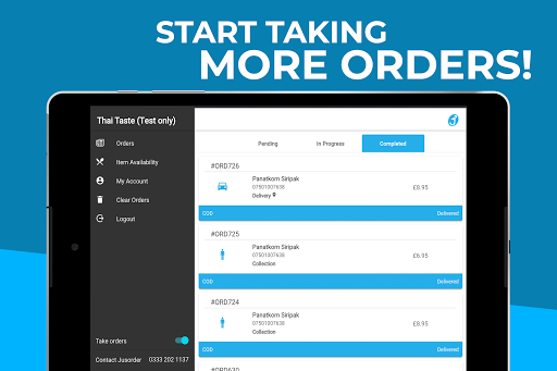 Jusorder for Business Screen 3