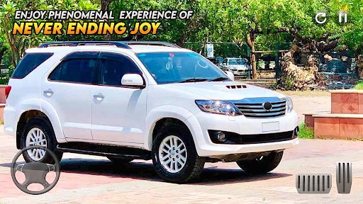 Android application Fortuner Car Simulator Game 3D screenshort