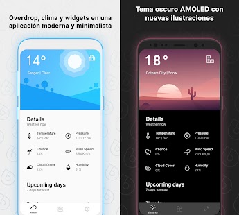 Overdrop Pro - Tiempo Animado & Widgets Screenshot