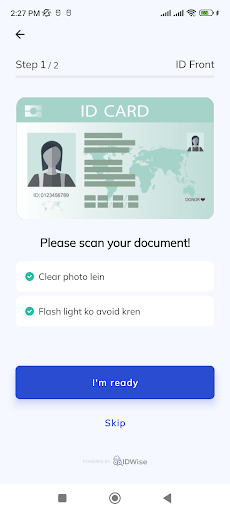 IDWise Verify Screen 2