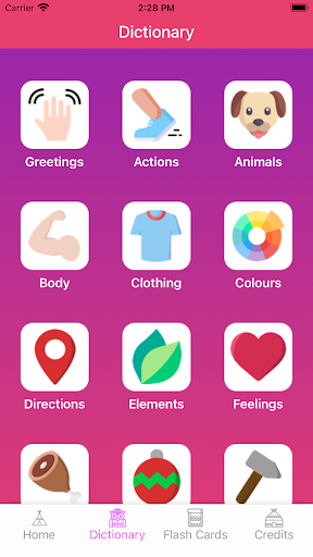 Migisi Sahgaigan Language App Screen 3