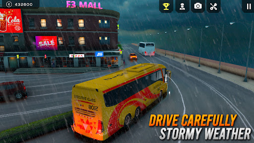 Driving Simulator 3d Bus Games Screen 3