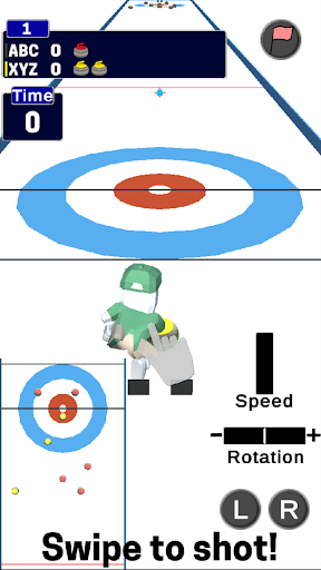 Android application Curling Clash: Online Duel screenshort