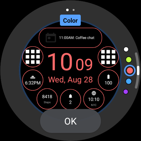 Pixel Slick Watch Face screenshot 3