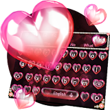 Red Love Diamond Keyboard Theme icon