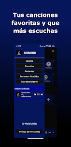 Sonoro - Reproductor MP3
