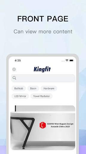 Android application KingfitGlobal screenshort