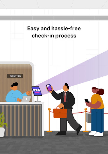 Android application Facilio - Visitor Kiosk screenshort