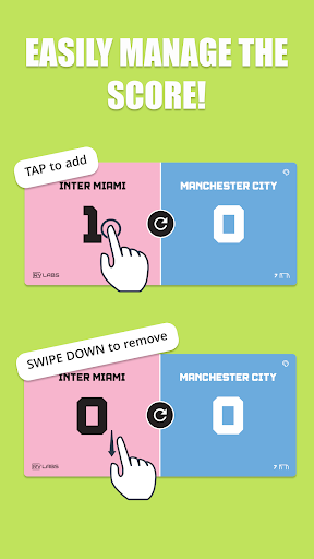 Foosball Scoreboard Screen 2