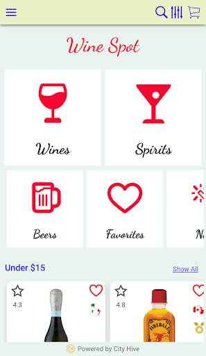 Wine Spot Screen 3