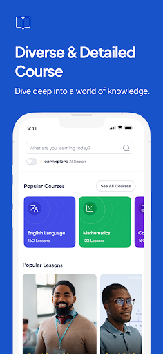 Android application Learnxplore Educational App screenshort