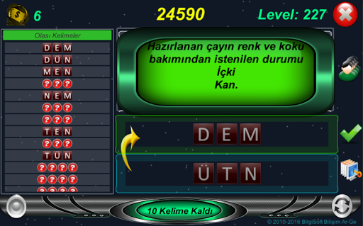 Türkçe Kelime Bulmaca Oyunu