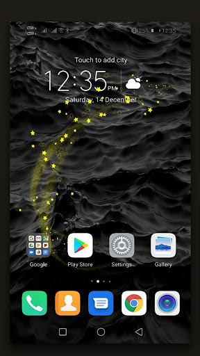 Black Water Live Wallpaper screenshot 0