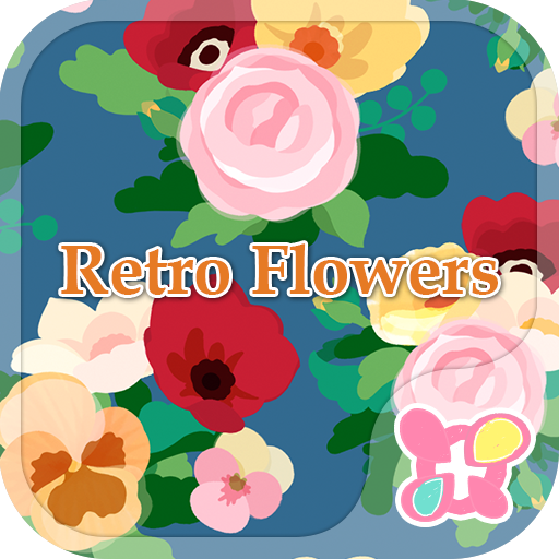 かわいい壁紙 アイコン レトロフラワー 無料きせかえ Google Play のアプリ