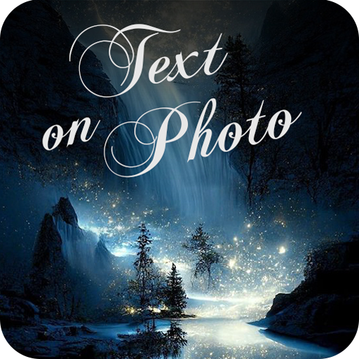 Text Art : Text on Photo logo
