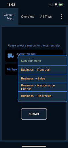 TN360 Trip Manager Screen 2