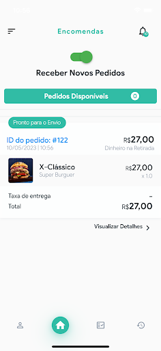 Android application Five - Entregador screenshort