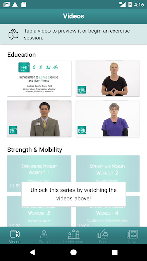 Android application EL-FIT screenshort