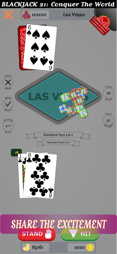 Blackjack 21 Campaign Conquer the World