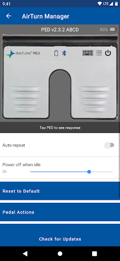 AirTurn Manager Screen 2