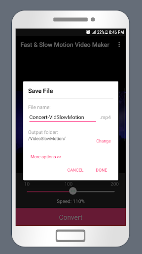 Screenshot of Fast & Slow Motion Video Maker