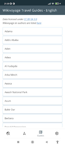 Addis Ababa Offline Map Screen 3