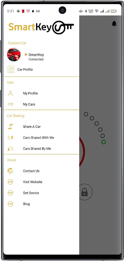 Android application TheSmartKey screenshort