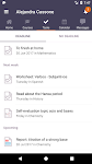 screenshot of itslearning mobile