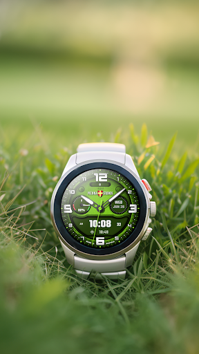 Blue White Watch Face VS16 Screen 3