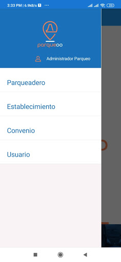 Parqueoo App Screen 2
