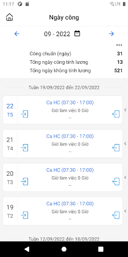 Cat Tuong Group iHR Screen 2