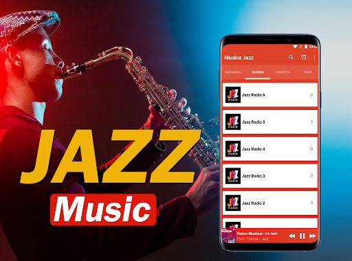 Android application Jazz Music Radio screenshort