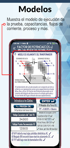 Pruebas a Equipos Eléctricos Screen 2