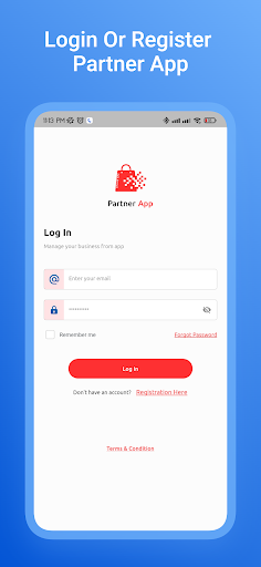 Android application SubhKariBazar Partner screenshort