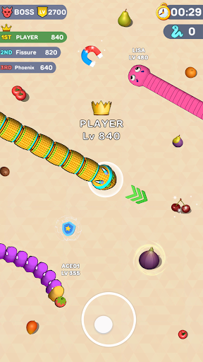 Worms .io Hungry Game screenshot 9