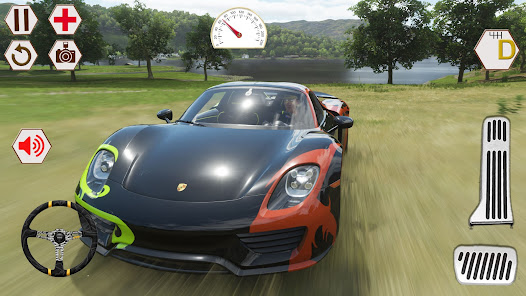 Simulator Porsche 918 Spyder 12 APK + Mod (Unlimited money) إلى عن على ذكري المظهر