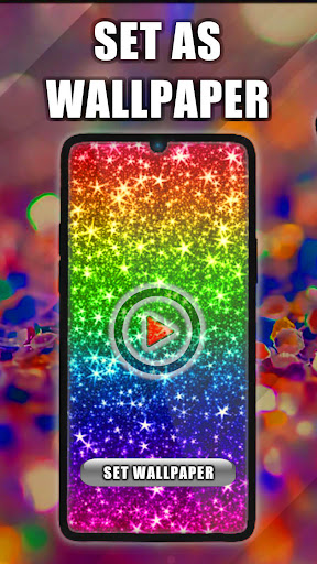 Android application Girly Glitter Live Wallpaper screenshort