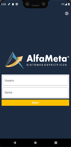 Android application Alfameta Pedidos screenshort