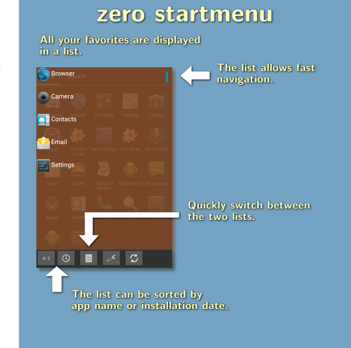 zero startmenu Screen 2
