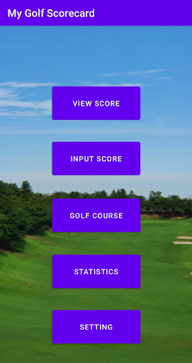 Android application My Golf Scorecard screenshort