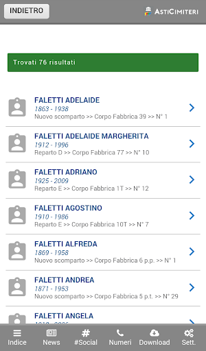 AstiCimiteri Screen 3