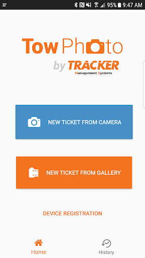 Android application TowPhoto by Tracker Management screenshort