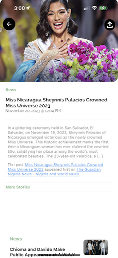 Nircle News Screen 2