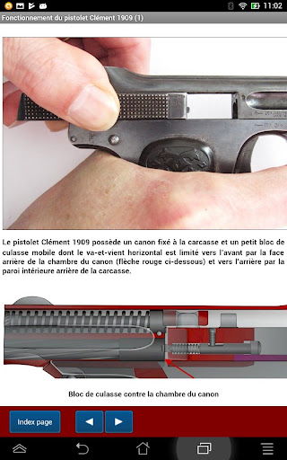 Pistolet Clément 1909 expliqué