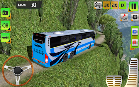 Euro Bus Driving Offroad Bus  screenshots 1