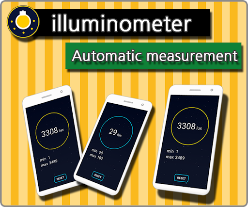 Android application illuminometer-Brightness check screenshort