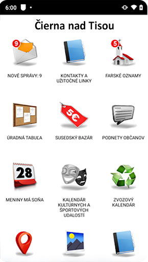 Android application Čierna nad Tisou screenshort