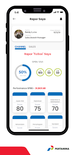 TOGAS PERTAMINA Screen 2