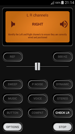 Earphones Test+ Screen 2