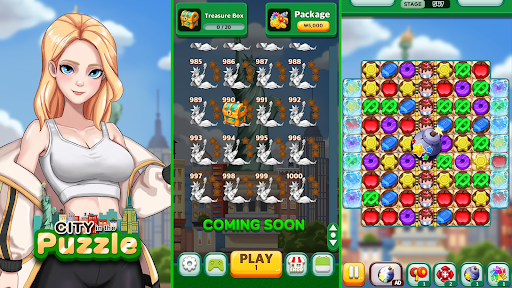 Android application City in the Puzzle screenshort